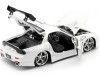 Cochesdemetal.es 1993 Mazda RX-7 "Fast & Furious" Blanco 1:24 Jada Toys 32607/253203065