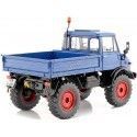 CARSDEMETAL.ES 1966 Mercedes-Benz Unimog 406 4x4 fermé avec des hauts bleus 1:18 Schuco 45004400