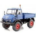 CARSDEMETAL.ES 1966 Mercedes-Benz Unimog 406 4x4 fermé avec des hauts bleus 1:18 Schuco 45004400