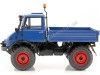 CARSDEMETAL.ES 1966 Mercedes-Benz Unimog 406 4x4 fermé avec des hauts bleus 1:18 Schuco 45004400