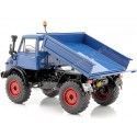 CARSDEMETAL.ES 1966 Mercedes-Benz Unimog 406 4x4 fermé avec des hauts bleus 1:18 Schuco 45004400