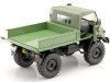 CARSDEMETAL.ES 1966 Mercedes-Benz Unimog 406 4x4 fermé avec 1:18 Schuco 450044500