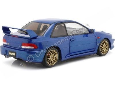 Cochesdemetal.es 1998 Subaru Impreza 22B STi Azul Metalizado 1:18 Solido S1807401 2