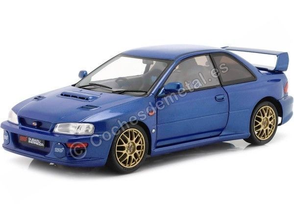 Cochesdemetal.es 1998 Subaru Impreza 22B STi Azul Metalizado 1:18 Solido S1807401