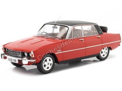 Cochesdemetal.es 1968 Rover 3500 V8 (P6) Rojo/Negro 1:18 MC Group 18288