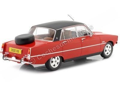 Cochesdemetal.es 1968 Rover 3500 V8 (P6) Rojo/Negro 1:18 MC Group 18288 2