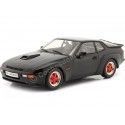 Cochesdemetal.es 1981 Porsche 924 Carrera GT Negro con Llantas Rojas 1:18 MC Group 18304