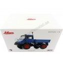 CARSDEMETAL.ES 1966 Mercedes-Benz Unimog 406 4x4 fermé avec des hauts bleus 1:18 Schuco 45004400