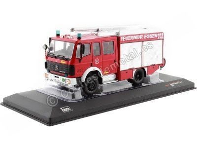 Cochesdemetal.es 1995 Mercedes-Benz LF 16/12 Feuerwehr Essen Bomberos 1:43 IXO Models TRF016S