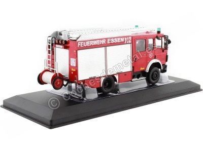 Cochesdemetal.es 1995 Mercedes-Benz LF 16/12 Feuerwehr Essen Bomberos 1:43 IXO Models TRF016S 2