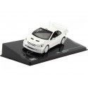 Cochesdemetal.es 2003 Peugeot 307 WRC + Cuatro Ruedas y Alerón Extra Blanco 1:43 IXO Models MDCS030