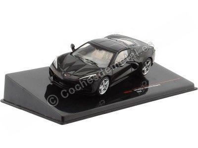 Cochesdemetal.es 2020 Chevrolet Corvette C8 Stingray Negro 1:43 IXO Models MOC304