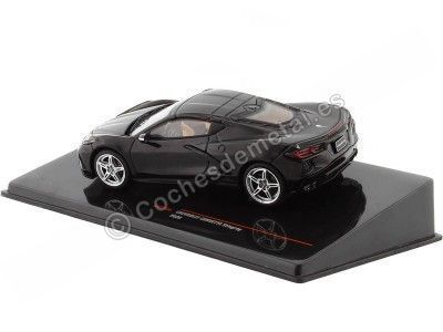 Cochesdemetal.es 2020 Chevrolet Corvette C8 Stingray Negro 1:43 IXO Models MOC304 2