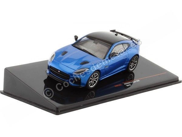 Cochesdemetal.es 2016 Jaguar F-Type SVR Azul/Negro 1:43 IXO Models MOC297