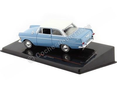 1961 Opel Rekord P2 Azul/Blanco 1:43 IXO Models CLC360N Cochesdemetal.es 2