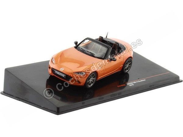 Cochesdemetal.es 2019 Mazda MX-5 Roadster Naranja 1:43 IXO Models CLC409N
