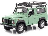 2010 Land Rover Defender 90 TDI Verde con Snorkel 1:24 Welly 22498