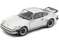 1974 Porsche 911 Turbo 3.0 Gris Metalizado 1:24 Welly 24043