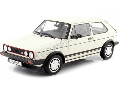 1982 Volkswagen Golf 1 Pirelli Blanco 1:18 Welly 18039 Cochesdemetal.es