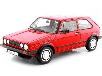 1982 Volkswagen Golf 1 Pirelli Rojo 1:18 Welly 18039 Cochesdemetal.es