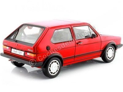 1982 Volkswagen Golf 1 Pirelli Rojo 1:18 Welly 18039 Cochesdemetal.es 2