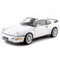 Cochesdemetal.es 1988 Porsche 911 (964) Turbo Coupe Blanco 1:18 Welly 18026