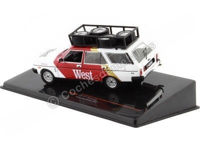 Cochesdemetal.es 1979 Fiat 131 Panorama Asistencia En Rally Con Baca "West" 1:43 IXO Models RAC306X 2