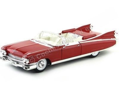 1959 Cadillac Eldorado Biarritz Rojo 1:18 Maisto 36813 Cochesdemetal.es