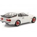 CARSDEMETAL.ES 1981 Porsche 924 Carrera GT Blanco avec pneus rouges 1:18 MC Group 18303