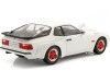 CARSDEMETAL.ES 1981 Porsche 924 Carrera GT Blanco avec pneus rouges 1:18 MC Group 18303