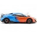 Cochesdemetal.es 2018 McLaren 600lt Coupé Team Tribute Livery Naranja / Azul 1:18 SOLIO S1804503