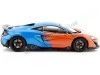 Cochesdemetal.es 2018 McLaren 600lt Coupé Team Tribute Livery Naranja / Azul 1:18 SOLIO S1804503