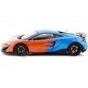 Cochesdemetal.es 2018 McLaren 600lt Coupé Team Tribute Livery Naranja / Azul 1:18 SOLIO S1804503