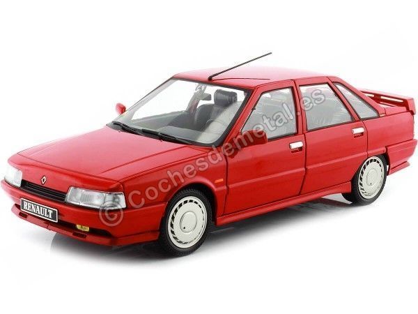 Cochesdemetal.es 1988 Renault 21 R21 MK1 Turbo Rojo 1:18 Solido S1807701