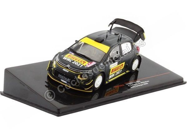 Cochesdemetal.es 2020 Citroen C3 WRC Rallye WM Solberg/Mikkelsen Rallye De Sardinien 1:43 IXO Models RAM766LQ