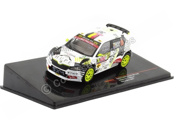 Cochesdemetal.es 2021 Skoda Fabia Rally 2 EVO Nº30 Bedoret/Gilbert Rally Ypres 1:43 IXO Models RAM808LQ