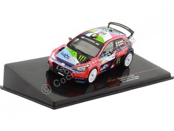 Cochesdemetal.es 2020 Hyundai i20 R5 WRC Nº66 Morbidelli/Scattolin Rally De Monza 1:43 IXO Models RAM780LQ