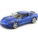 Cochesdemetal.es 2014 Chevrolet Corvette C7 Stingray Azul Claro 1:18 Maisto 31182