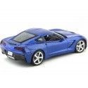 Cochesdemetal.es 2014 Chevrolet Corvette C7 Stingray Azul Claro 1:18 Maisto 31182