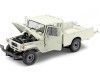 Cochesdemetal.es 1980 Toyota Land Cruiser 40 4x4 Pickup Blanco 1:18 Kyosho KY08958W