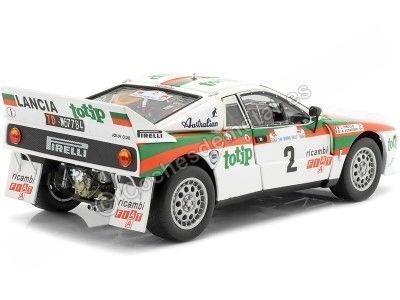 1984 Lancia 037 Rally Nº2 Vudafieri/Pirollo Ganador Rallye San Marino 1:18 Kyosho 08306F Cochesdemetal.es 2