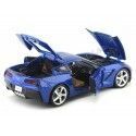 Cochesdemetal.es 2014 Chevrolet Corvette C7 Stingray Azul Claro 1:18 Maisto 31182