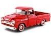 Cochesdemetal.es 1958 Chevrolet Apache Fleetline Pickup Rojo 1:24 MOTOR MAX 79311