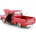 Cochesdemetal.es 1958 Chevrolet Apache Fleetline Pickup Rojo 1:24 MOTOR MAX 79311