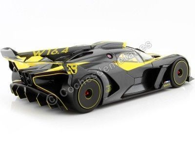 Cochesdemetal.es 2020 Bugatti Bolide W16.4 Amarillo/Carbón 1:18 Bburago 11047 2