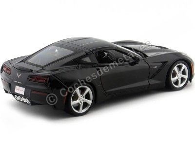 Cochesdemetal.es 2014 Chevrolet Corvette C7 Stingray Negro 1:18 MAISTO 31182 2