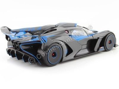 2020 Bugatti Bolide W16.4 Azul/Carbón 1:18 Bburago 11047 Cochesdemetal.es 2