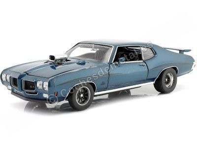 Cochesdemetal.es 1970 Pontiac GTO Judge Drag Outlaws Azul 1:18 ACME GMP 1801215NC