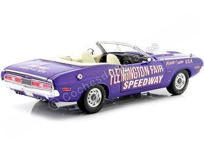 Cochesdemetal.es 1971 Dodge Challenger Convertible Flemington Official Pace Car Violeta 1.18 GreenLight 13617 2