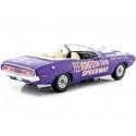 Cochesdemetal.es 1971 Dodge Challenger Cabriolet Flemington Officiel Pace Car Violeta 1.18 Greenlight 13617